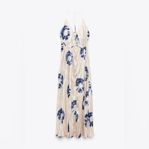 Zara dress maxi oversize fit boho blogger prints casual summer vacation wedding - Picture 11 of 15